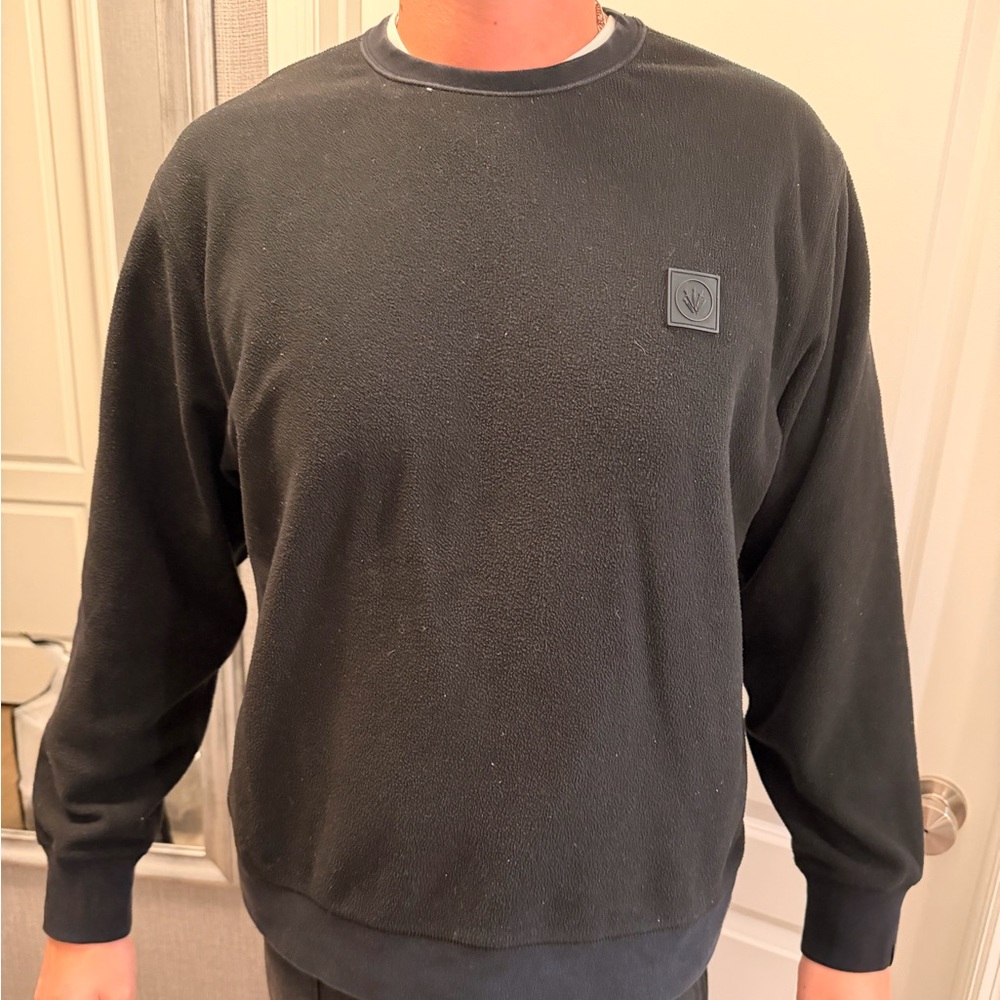 rag & bone Men's Black Crewneck Sweater